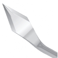 Нож-кератом Sidapharm Slit изогнутый, 2.4 мм 62017
